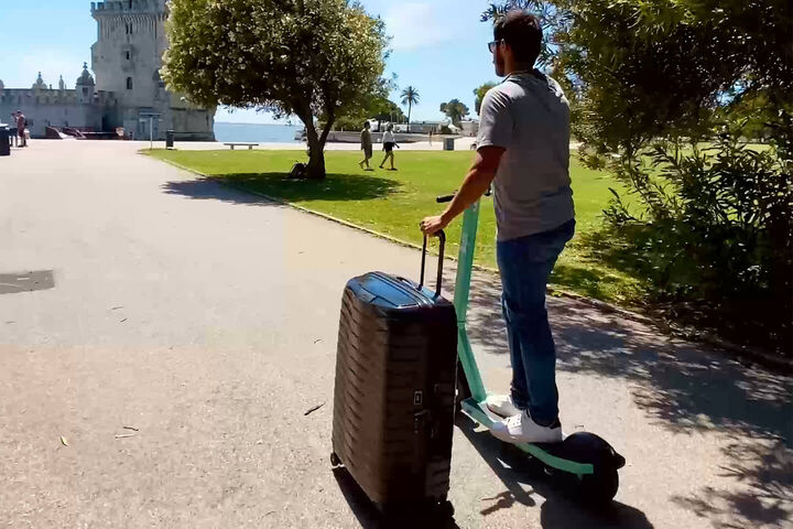 Carrello di traino bitubo