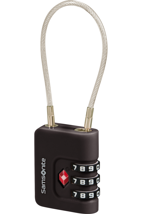 Samsonite Ta Revolution Cablelock 3 dial TSA  Nero