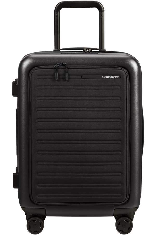 Samsonite Stackd Spinner Expandable Easy Access 55cm  Nero