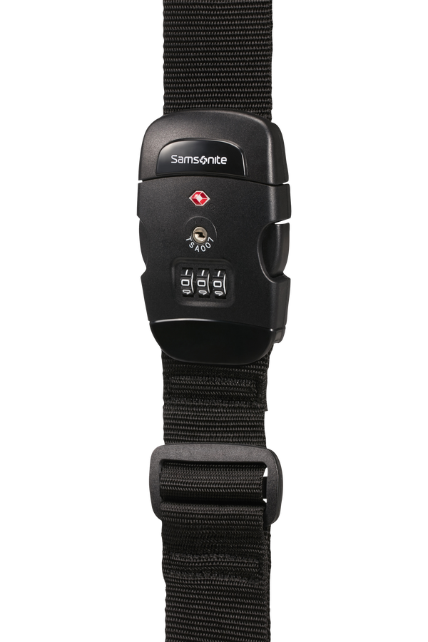 Samsonite Global Ta Luggage Strap/TSA Lock Nero