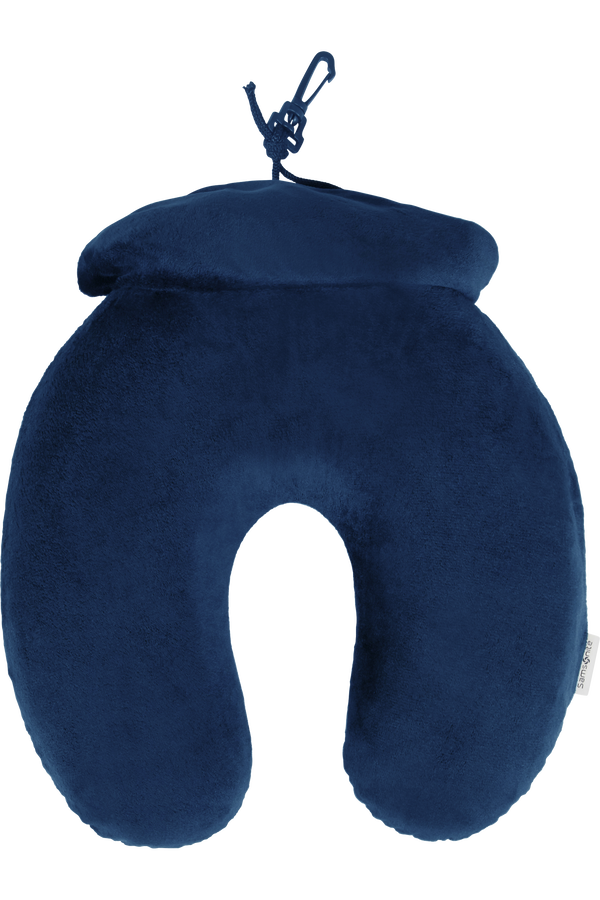 Samsonite Ta Revolution Memory Foam Pillow/Pouch  Midnight Blue