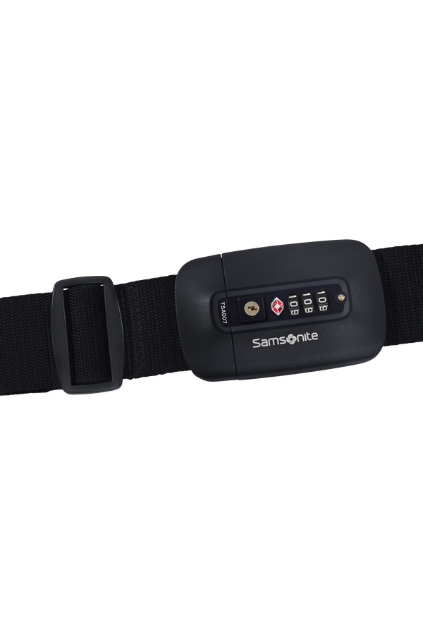 Samsonite Ta Revolution Luggage Strap/TSA Lock  Nero