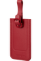 Samsonite Ta Revolution Rectangle Luggage Tag x2  Rosso