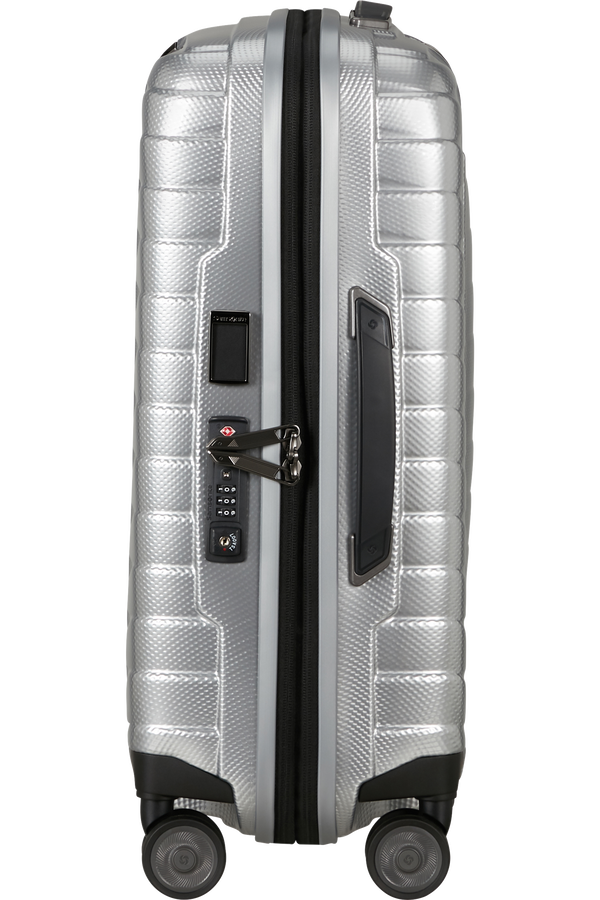 Samsonite Proxis Spinner Expandable Length 40cm 55cm  Argento