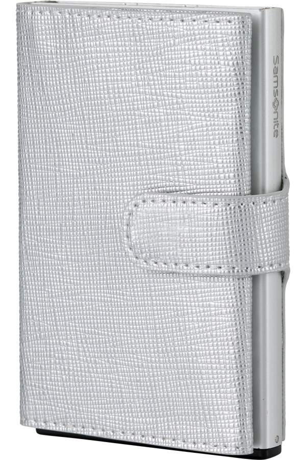 Samsonite Alu Fit 202 - Slide-up Wallet  Argento