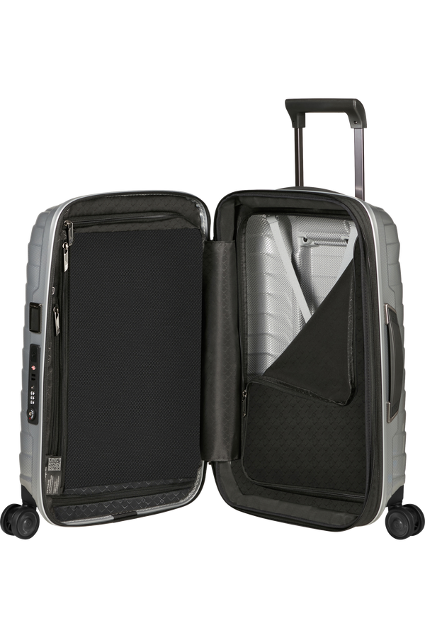 Samsonite Proxis Spinner Expandable Length 35cm 55cm  Argento