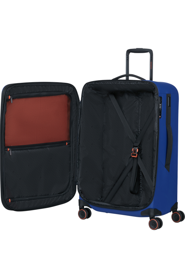 Samsonite Glazed Spinner Expandable 67cm  Electric blue