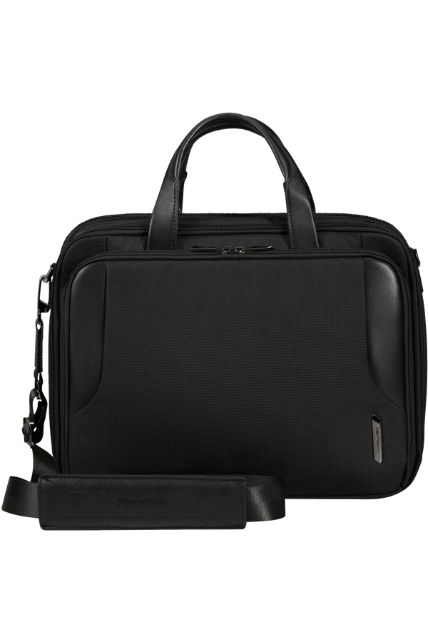 Samsonite Xbr 2.0 Bailhandle 3 Compartments Expandable 15.6' expandable  Nero