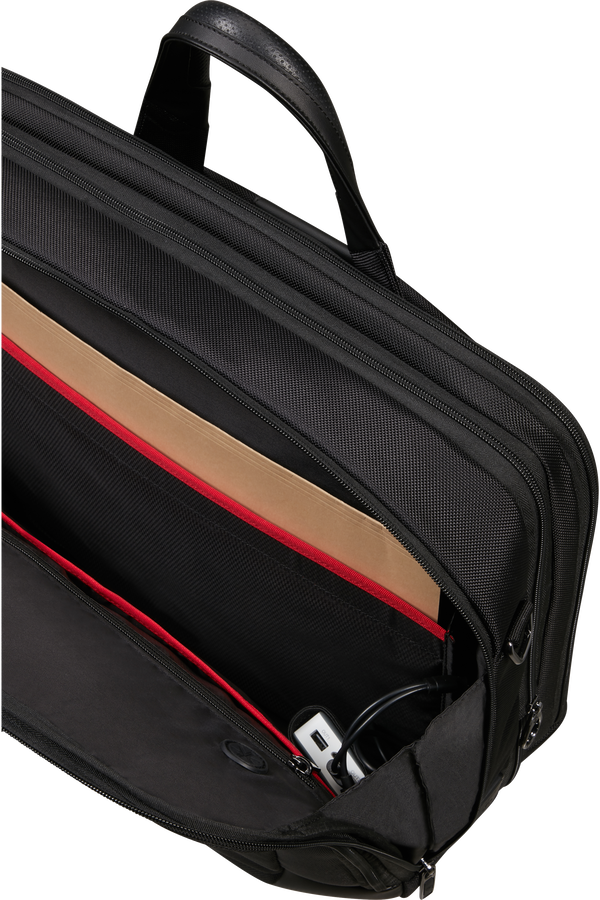 Samsonite Pro-Dlx 6 Bailhandle Expandable 17.3'  Nero