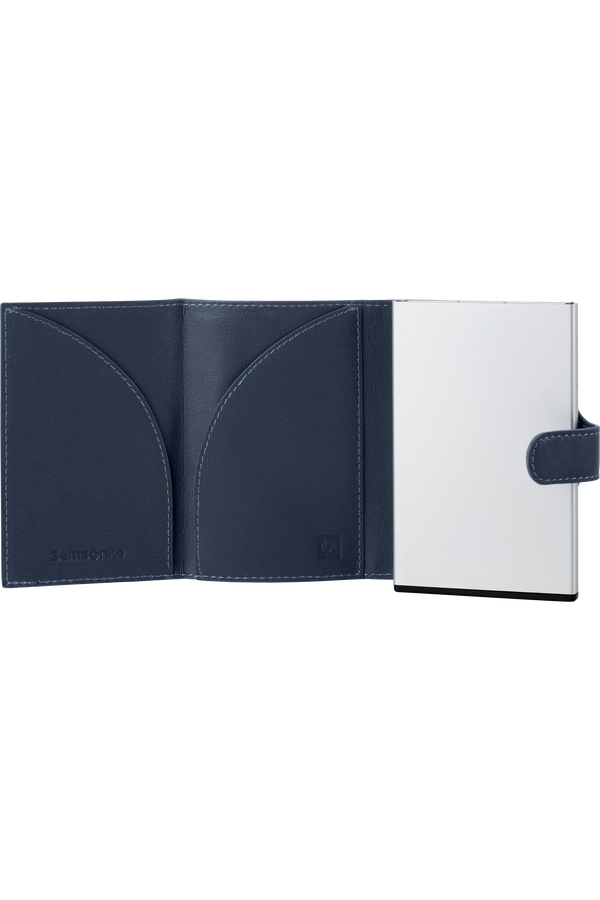 Samsonite Alu Fit 202 - Slide-up Wallet  Blu