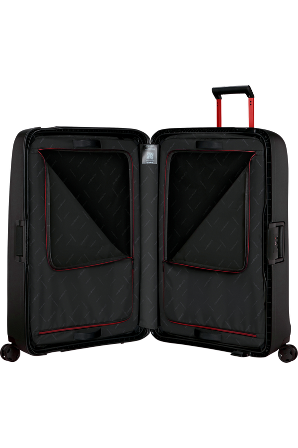 Samsonite Essens Spinner 81cm  Charcoal/Red