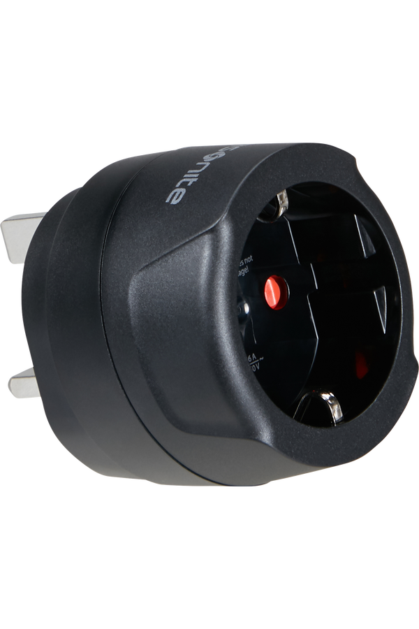 Samsonite Travel Accessories Europe to uk Adaptor Nero Samsonite Travel Accessories Europe to uk Adaptor Nero