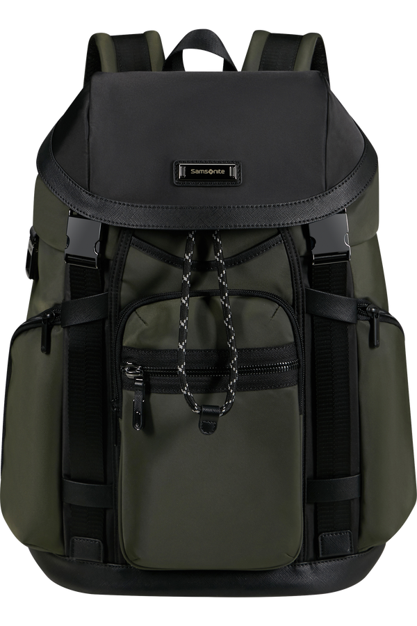 Samsonite Relyon Backpack M 15.6'' with flap  Verde
