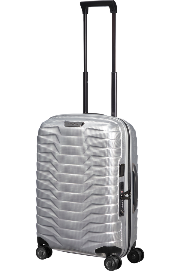 Samsonite Proxis Spinner Expandable 55cm  Argento