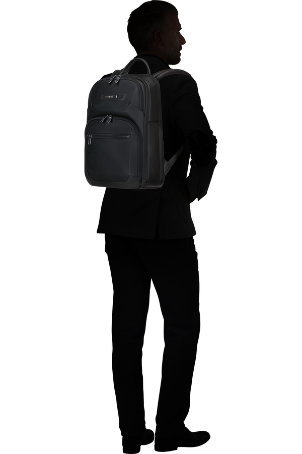 Samsonite Pro-Dlx 6 Leather Backpack 14.1'  Nero Samsonite Pro-Dlx 6 Leather Backpack 14.1'  Nero