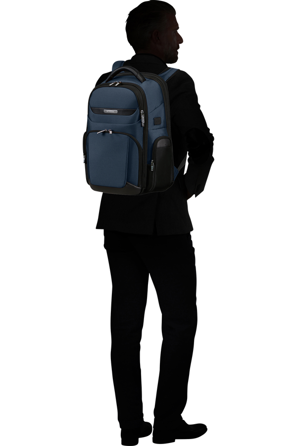 Samsonite Pro-Dlx 6 Backpack 3 Volume Expandable 15.6'  Blu