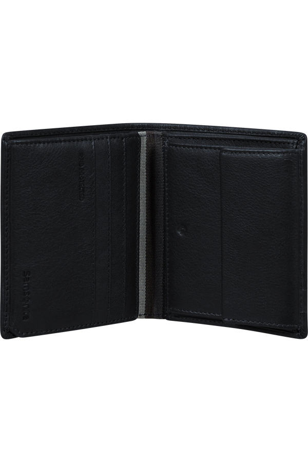 Samsonite Flagged Slg 144 - W S 8CC+HFL+C+2C  Nero