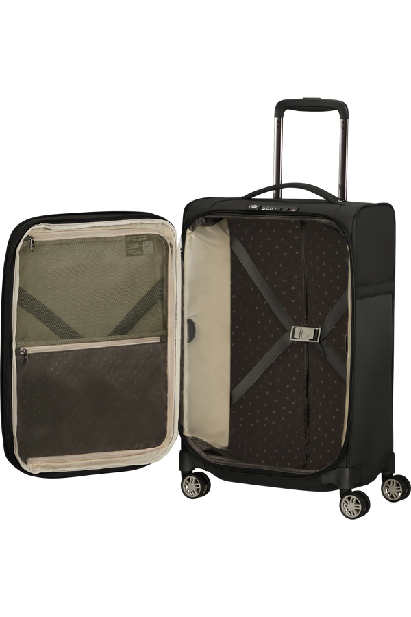 Samsonite Airea Spinner Expandable 35cm 55cm  Nero