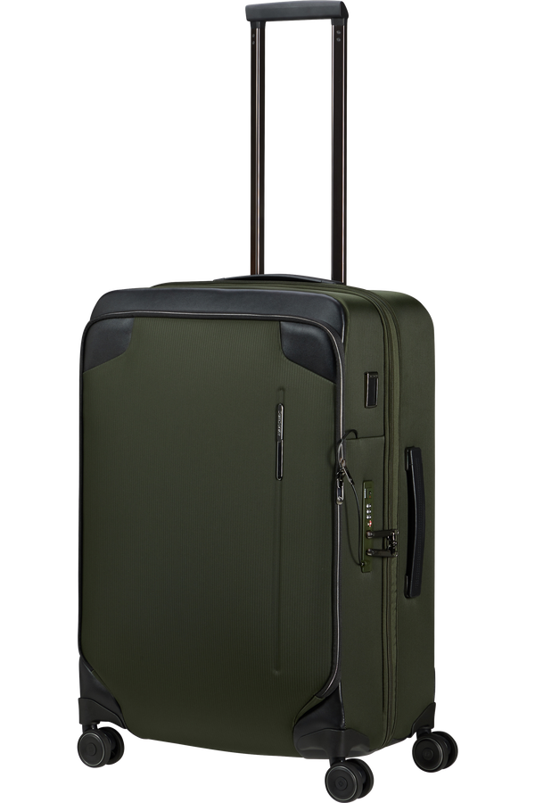 Samsonite Splendix Spinner DF Expandable 67cm  Green/Black Samsonite Splendix Spinner DF Expandable 67cm  Green/Black