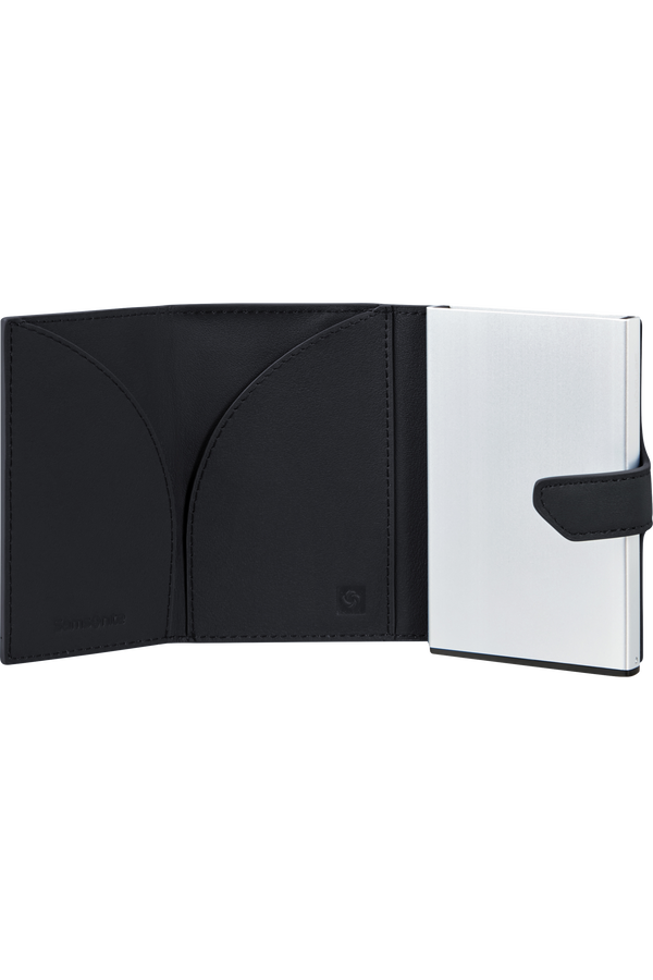 Samsonite Alu Fit Slide-up Wallet Proxis  Nero Samsonite Alu Fit Slide-up Wallet Proxis  Nero