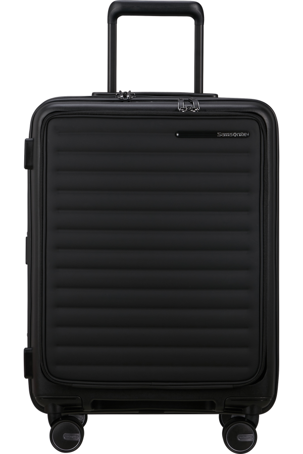 Samsonite Restackd Spinner Expandable Easy Access 55cm  Nero