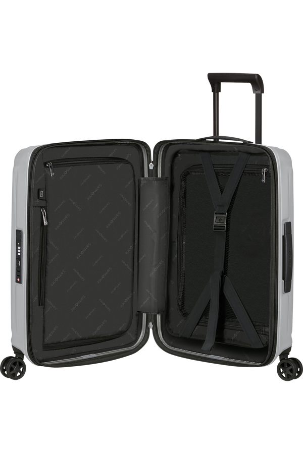 Samsonite Nuon Spinner Expandable 55cm  Matt Silver