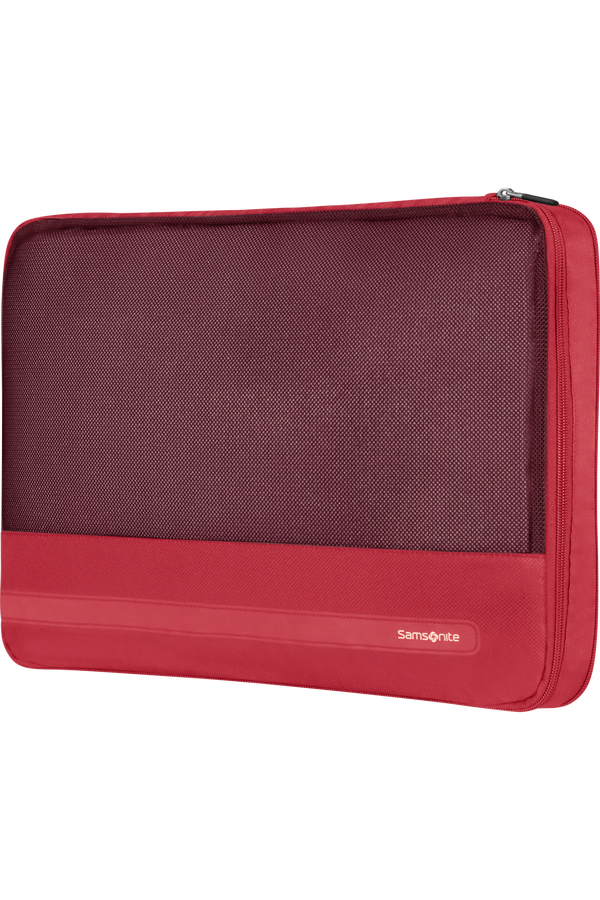 Samsonite Ta Revolution Set of 3 Packing Cubes  Rosso