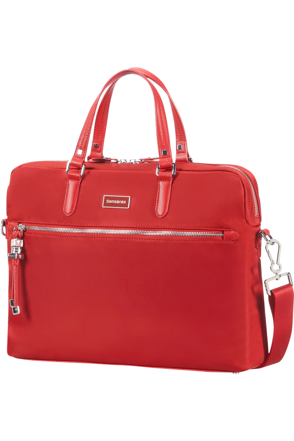 Samsonite Karissa Biz Bailhandle 15.6inch Formula Red Samsonite Karissa Biz Bailhandle 15.6inch Formula Red