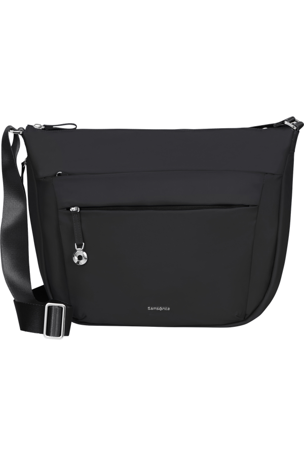 Samsonite Move 5.0 Hobo Bag Round Expandable M  Nero