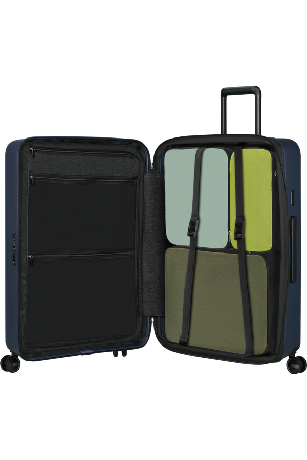 Samsonite Restackd Spinner Expandable 75cm  Midnight