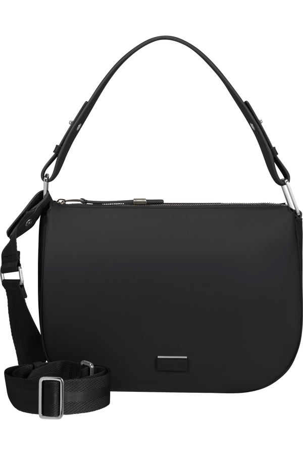 Samsonite Be-Her Hobo Bag Round 3 Compartments  Nero