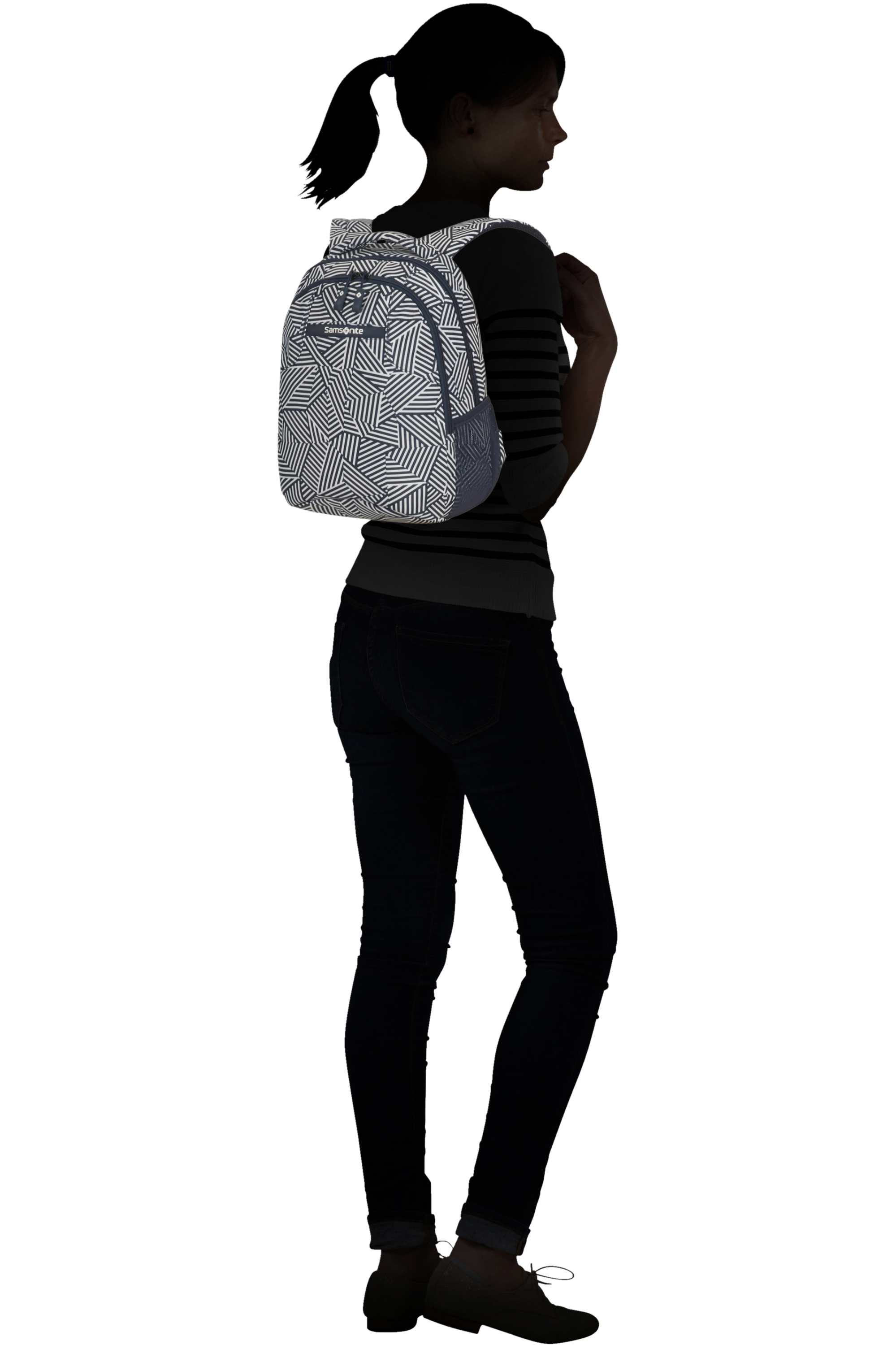 samsonite navy blue backpack