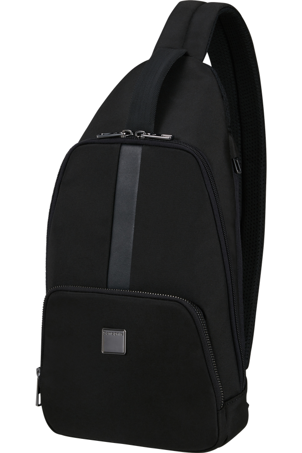 Samsonite Sacksquare Sling Bag M  Nero Samsonite Sacksquare Sling Bag M  Nero