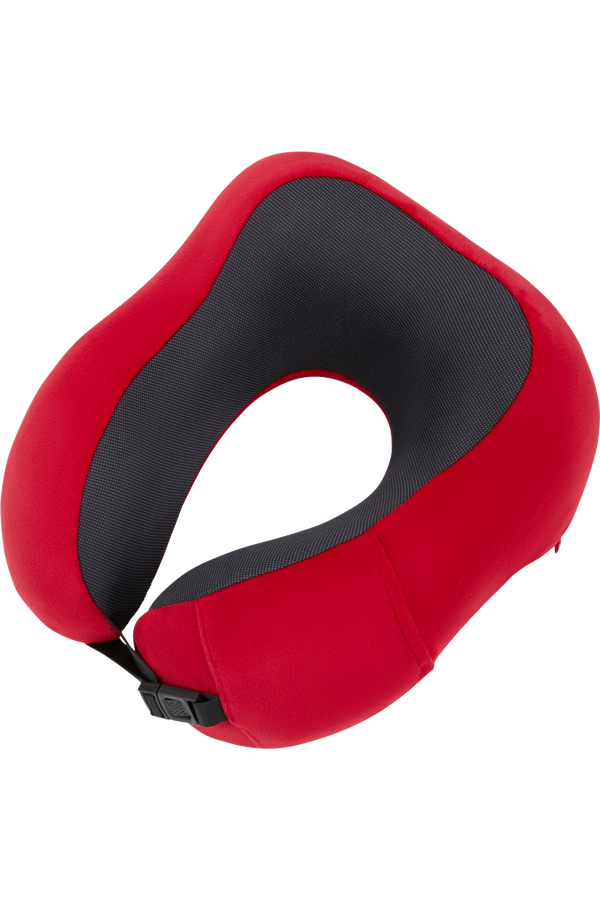 Samsonite Ta Revolution Ergonomic Memory Foam Pillow  Rosso