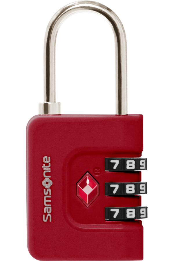 Samsonite Ta Revolution Combilock 3 dial TSA  Rosso
