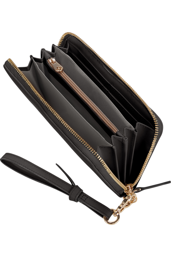 Samsonite My Samsonite Slg L Zip Around L  Nero