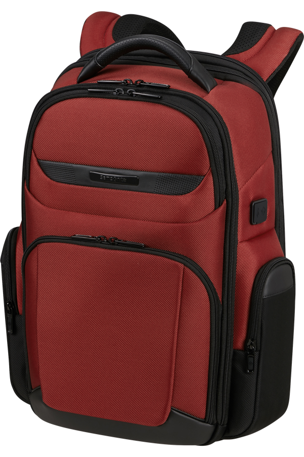 Samsonite Pro-Dlx 6 Backpack 3 Volume Expandable 15.6'  Rosso