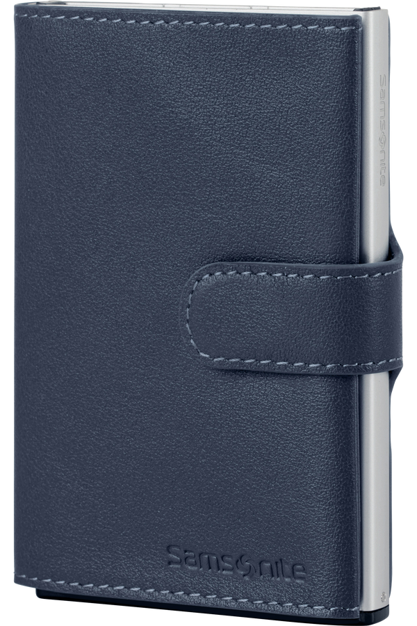 Samsonite Alu Fit 202 - Slide-up Wallet  Blu