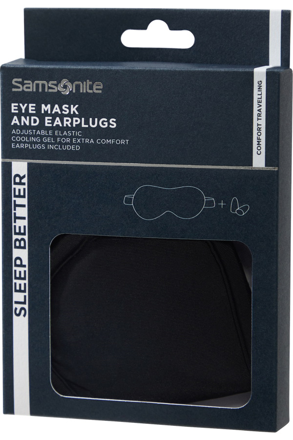 Samsonite Ta Revolution Eye Mask and Earplugs  Nero