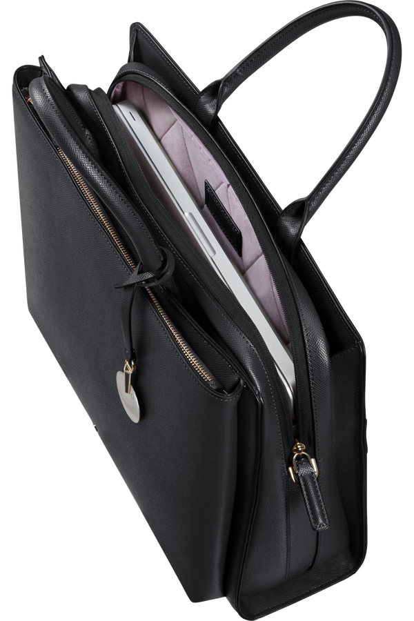 Samsonite Roundtheclock Tote 14.1' M  Nero