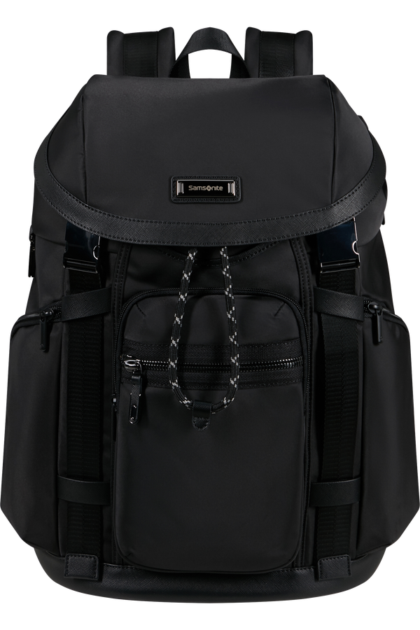 Samsonite Relyon Backpack M 15.6'' with flap  Nero