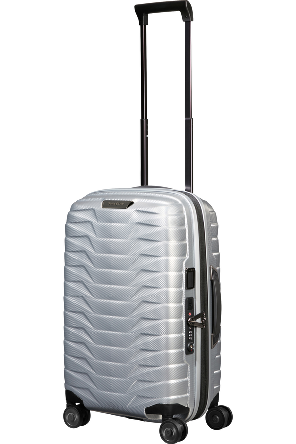 Samsonite Proxis Spinner Expandable Length 35cm 55cm  Argento