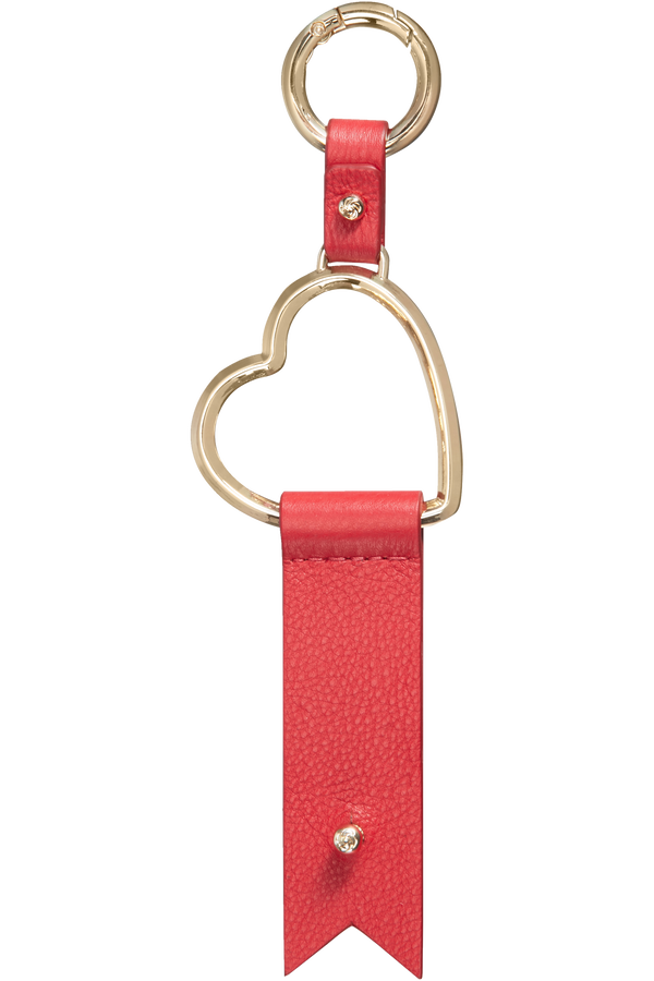 Samsonite Lady Charmy Heart Key Ring Rosso Samsonite Lady Charmy Heart Key Ring Rosso