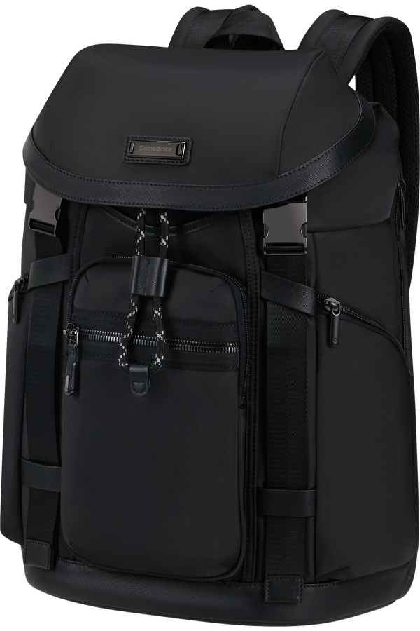 Samsonite Relyon Backpack M 15.6'' with flap  Nero