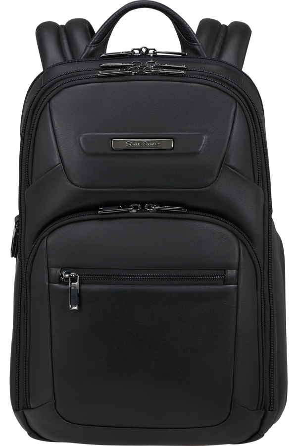 Samsonite Pro-Dlx 6 Leather Backpack 14.1'  Nero