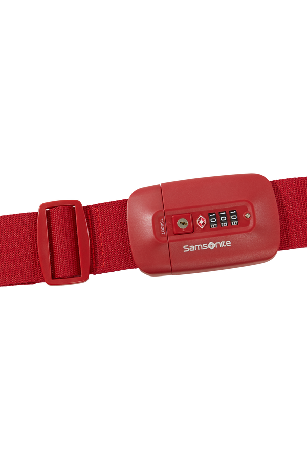 Samsonite Ta Revolution Luggage Strap/TSA Lock  Rosso