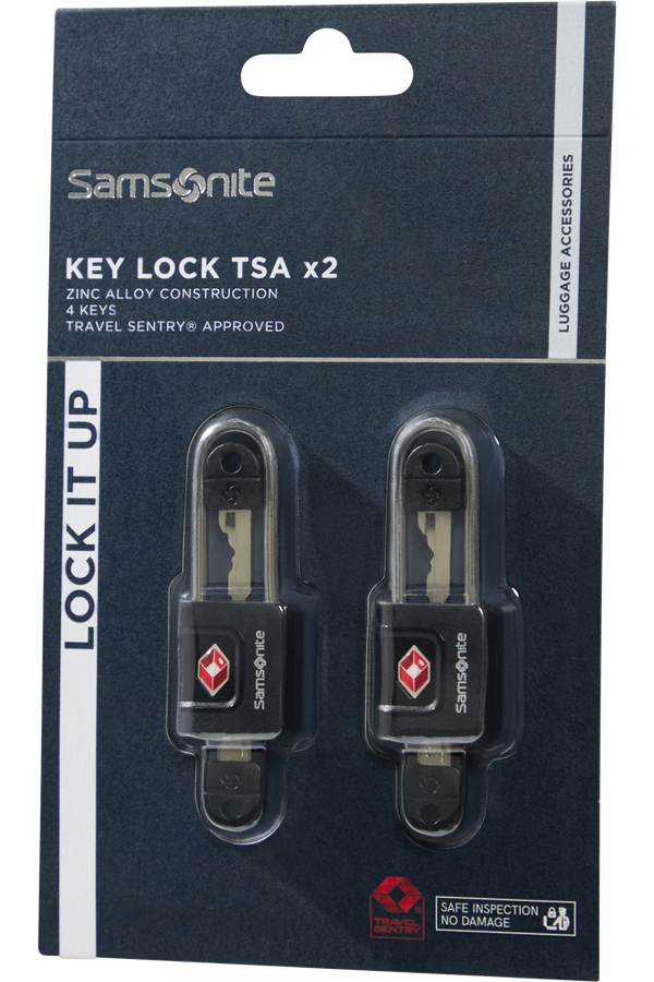 Samsonite Ta Revolution Key Lock TSA x2  Nero