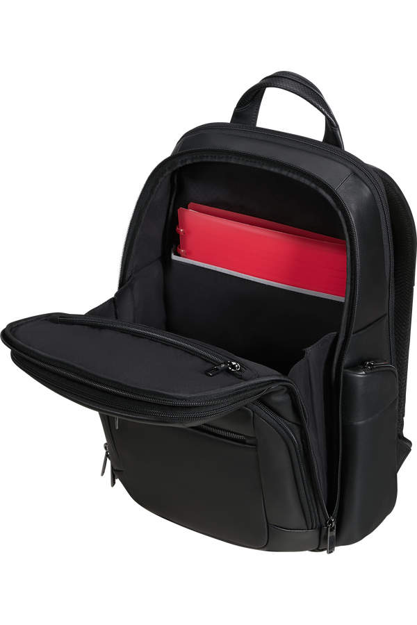 Samsonite Pro-Dlx 6 Leather Backpack 15.6'  Nero Samsonite Pro-Dlx 6 Leather Backpack 15.6'  Nero