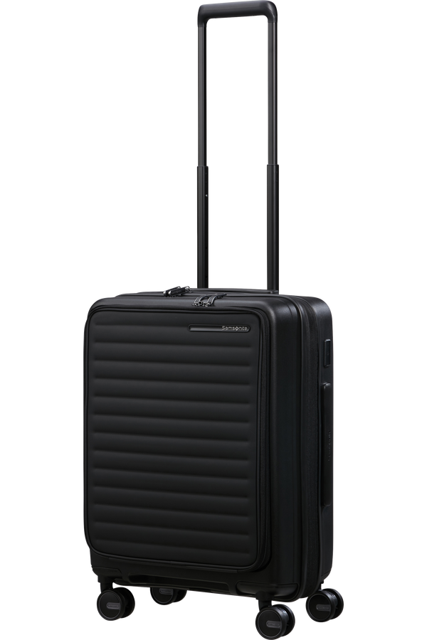 Samsonite Restackd Spinner Expandable Easy Access 55cm  Nero