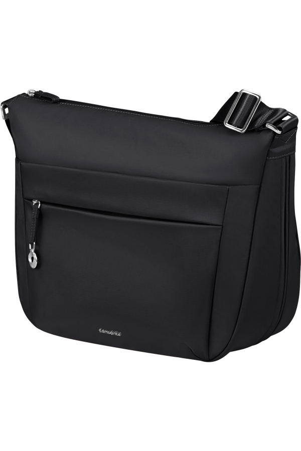 Samsonite Move 5.0 Hobo Bag Round Expandable M  Nero
